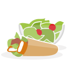 Wraps et salades